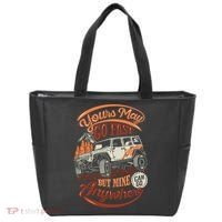 YOUR MAY GO FAST BUT MINE CAN GO ANYWHERE Tote Bag thumb 0