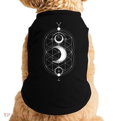 Yoga Magic Geometry Ying Yang Sun And Moon Cool Gift Doggie Tank
