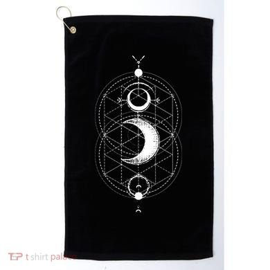 Yoga Magic Geometry Ying Yang Sun And Moon Cool Gift Golf Towel