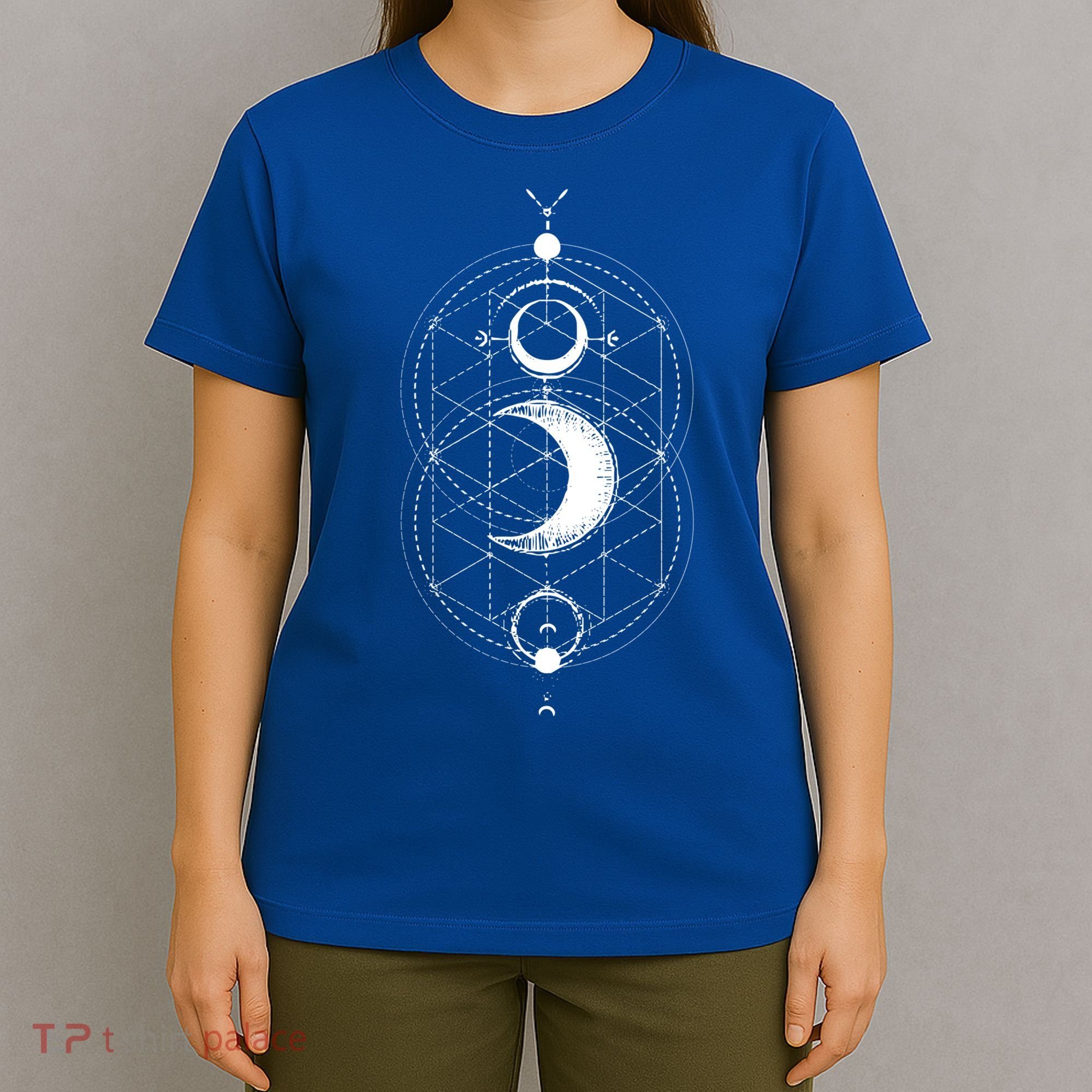 Yoga Magic Geometry Ying Yang Sun And Moon Cool Gift T-Shirt