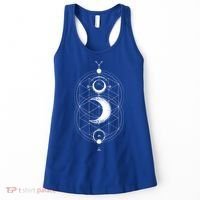 Yoga Magic Geometry Ying Yang Sun And Moon Cool Gift Women's Tank Top thumb 0