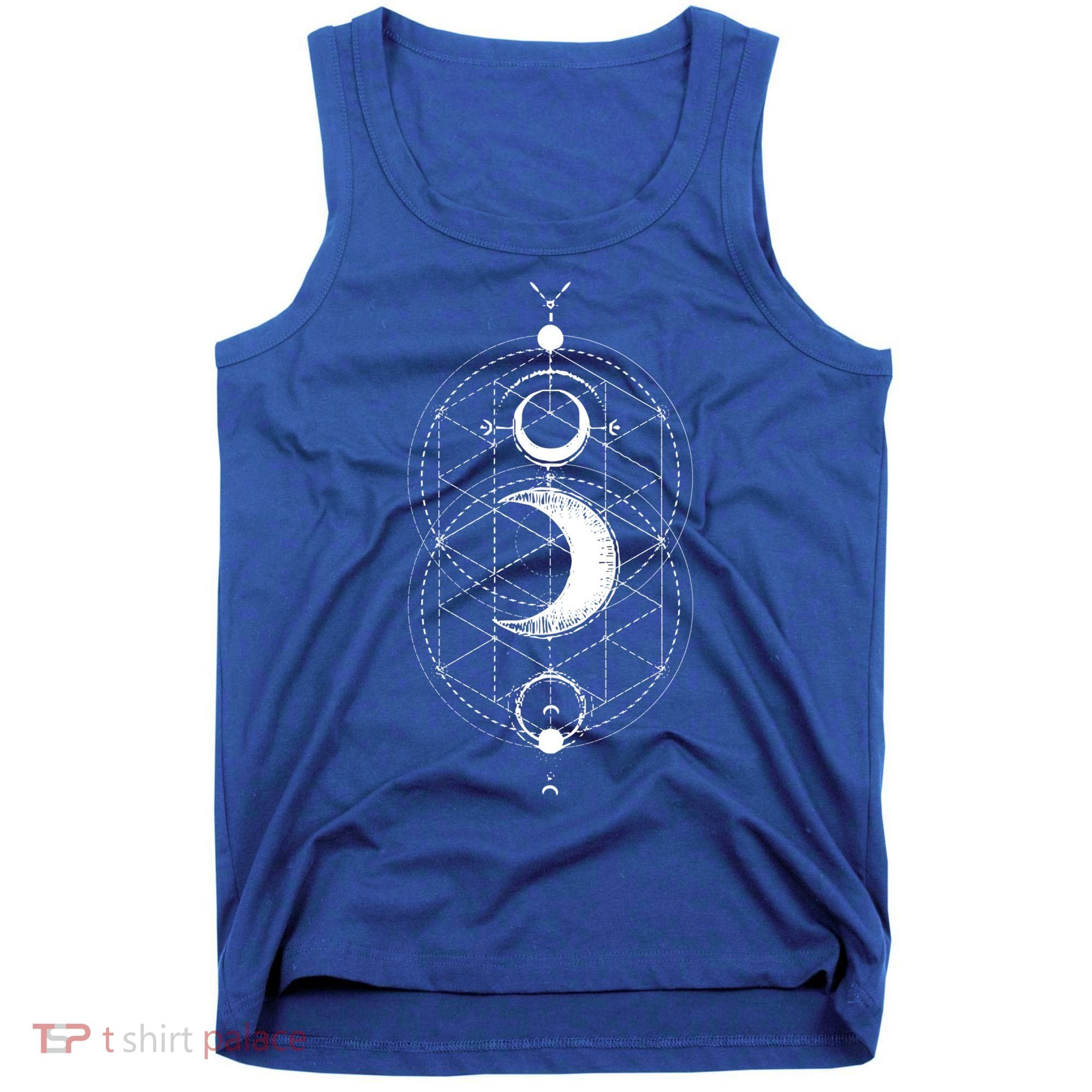 Yoga Magic Geometry Ying Yang Sun And Moon Cool Gift Tank Top