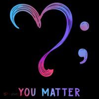 You Matter Heart And Semicolon Suicide Prevention Gift Coffee Mug thumb 5