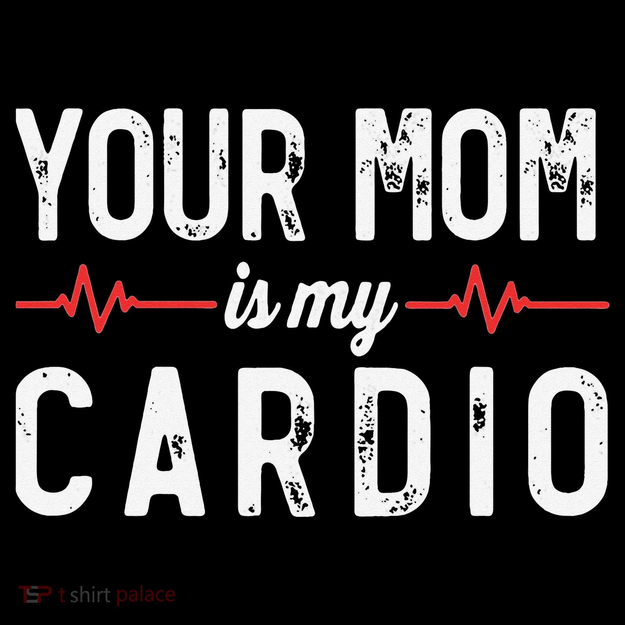 Your Mom Is My Cardio Dad Workout Gym Women's Hoodie