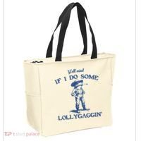 YAll Mind If I Do Some Lollygagging Cowboy Frog Tote Bag thumb 2