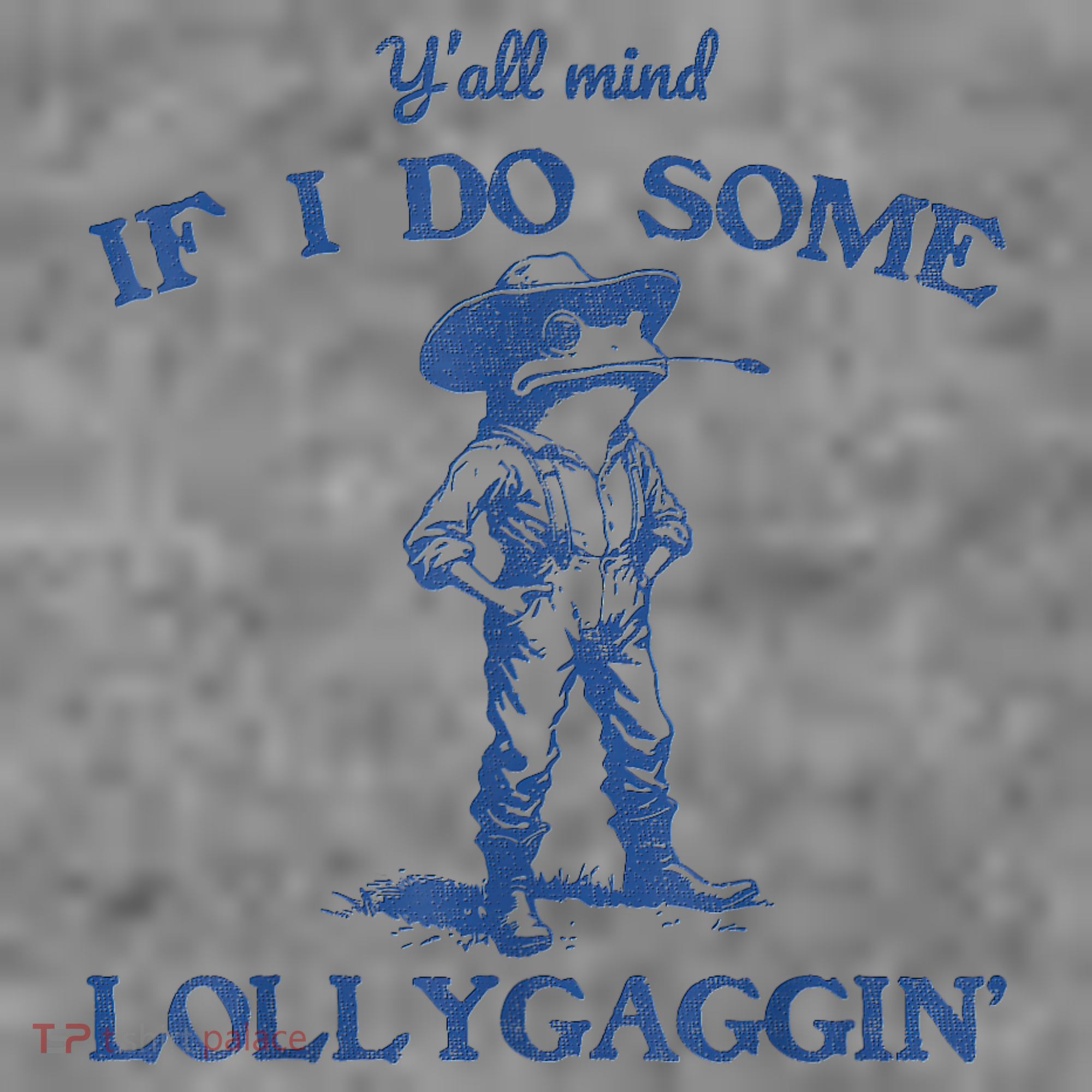 YAll Mind If I Do Some Lollygagging Cowboy Frog Toddler Hoodie