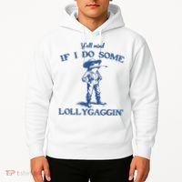 YAll Mind If I Do Some Lollygagging Cowboy Frog Hoodie thumb 2