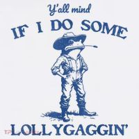 YAll Mind If I Do Some Lollygagging Cowboy Frog Baby Bodysuit thumb 2