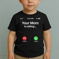 Your Mom Is Calling Shirt Your Mom Is Calling Toddler T-Shirt thumb 2