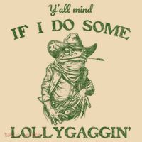 YAll Mind If I Do Some Lollygagging Funny Cowboy Frog Tote Bag thumb 4