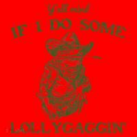 YAll Mind If I Do Some Lollygagging Funny Cowboy Frog Santa Hat thumb 1