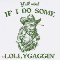 YAll Mind If I Do Some Lollygagging Funny Cowboy Frog Women's Tank Top thumb 5