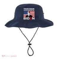 Your Mask Is As Useless As Biden Funny Bucket Hat thumb 0