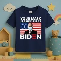 Your Mask Is As Useless As Biden Funny Toddler T-Shirt thumb 3