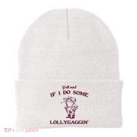 Yall Mind If I Do Some Lollygaggin Funny Frog Beanie thumb 0