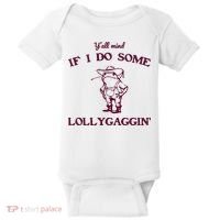 Yall Mind If I Do Some Lollygaggin Funny Frog Baby Bodysuit thumb 0