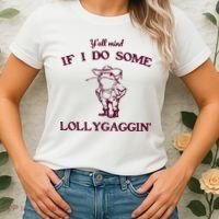 Yall Mind If I Do Some Lollygaggin Funny Frog Women's T-Shirt thumb 2