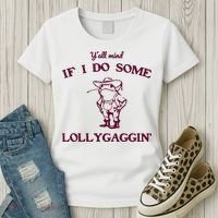 Yall Mind If I Do Some Lollygaggin Funny Frog Women's T-Shirt thumb 3