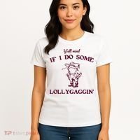 Yall Mind If I Do Some Lollygaggin Funny Frog Women's T-Shirt thumb 4
