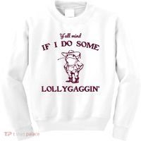 Yall Mind If I Do Some Lollygaggin Funny Frog Kids Sweatshirt thumb 0