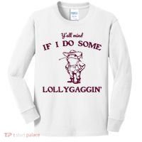 Yall Mind If I Do Some Lollygaggin Funny Frog Kids Long Sleeve Shirt thumb 0