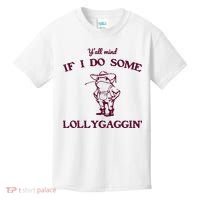 Yall Mind If I Do Some Lollygaggin Funny Frog Kids T-Shirt thumb 0
