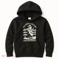 Yall Mind If I Do Some Lollygagging Cowboy Western Frog Kids Hoodie thumb 0