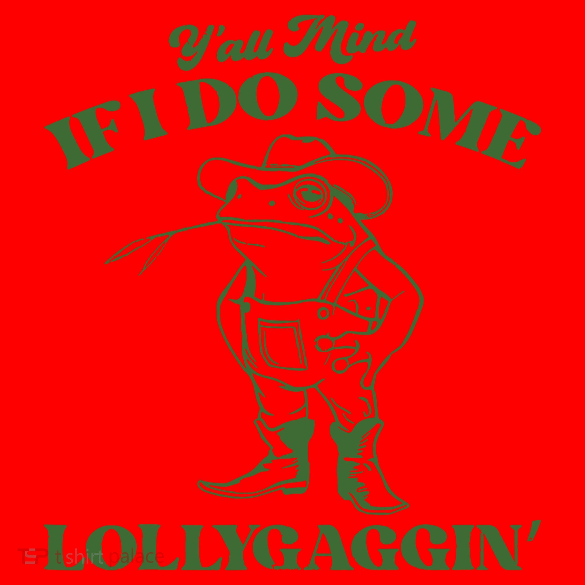 Yall Mind If I Do Some Lollygagging Cowboy Frog Santa Hat