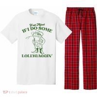Yall Mind If I Do Some Lollygagging Cowboy Frog Pajama Set thumb 0