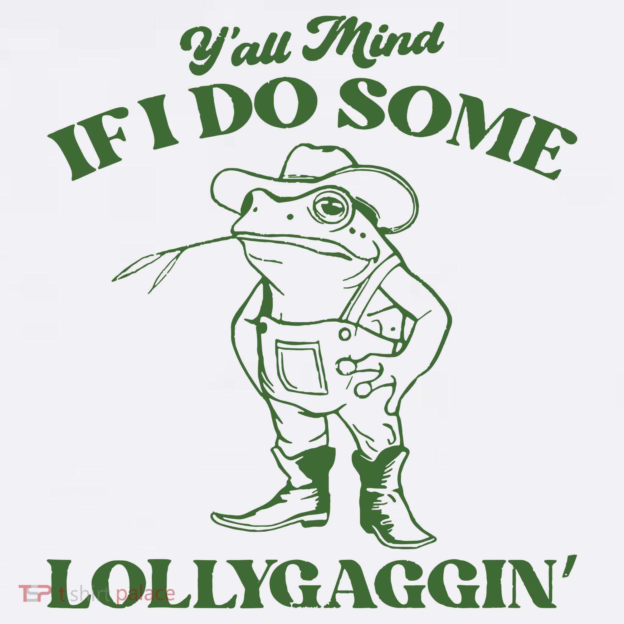 Yall Mind If I Do Some Lollygagging Cowboy Frog Women's Hoodie