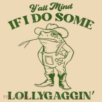 YAll Mind If I Do Some Lollygagging Cowboy Frog Tote Bag thumb 4