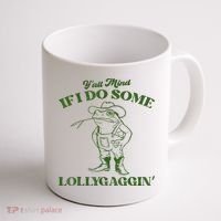 YAll Mind If I Do Some Lollygagging Cowboy Frog Coffee Mug thumb 1