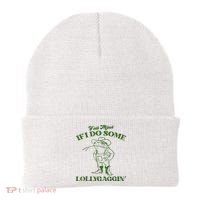 YAll Mind If I Do Some Lollygagging Cowboy Frog Beanie thumb 0
