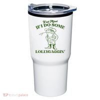 YAll Mind If I Do Some Lollygagging Cowboy Frog Tumbler thumb 0