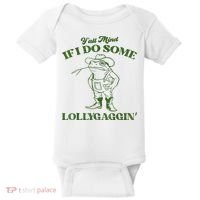 YAll Mind If I Do Some Lollygagging Cowboy Frog Baby Bodysuit thumb 0