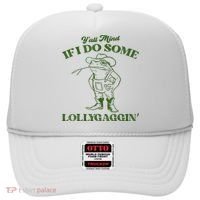 YAll Mind If I Do Some Lollygagging Cowboy Frog Hat thumb 0