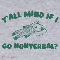 YAll Mind If I Go Nonverbal Women's Sweatshirt thumb 2
