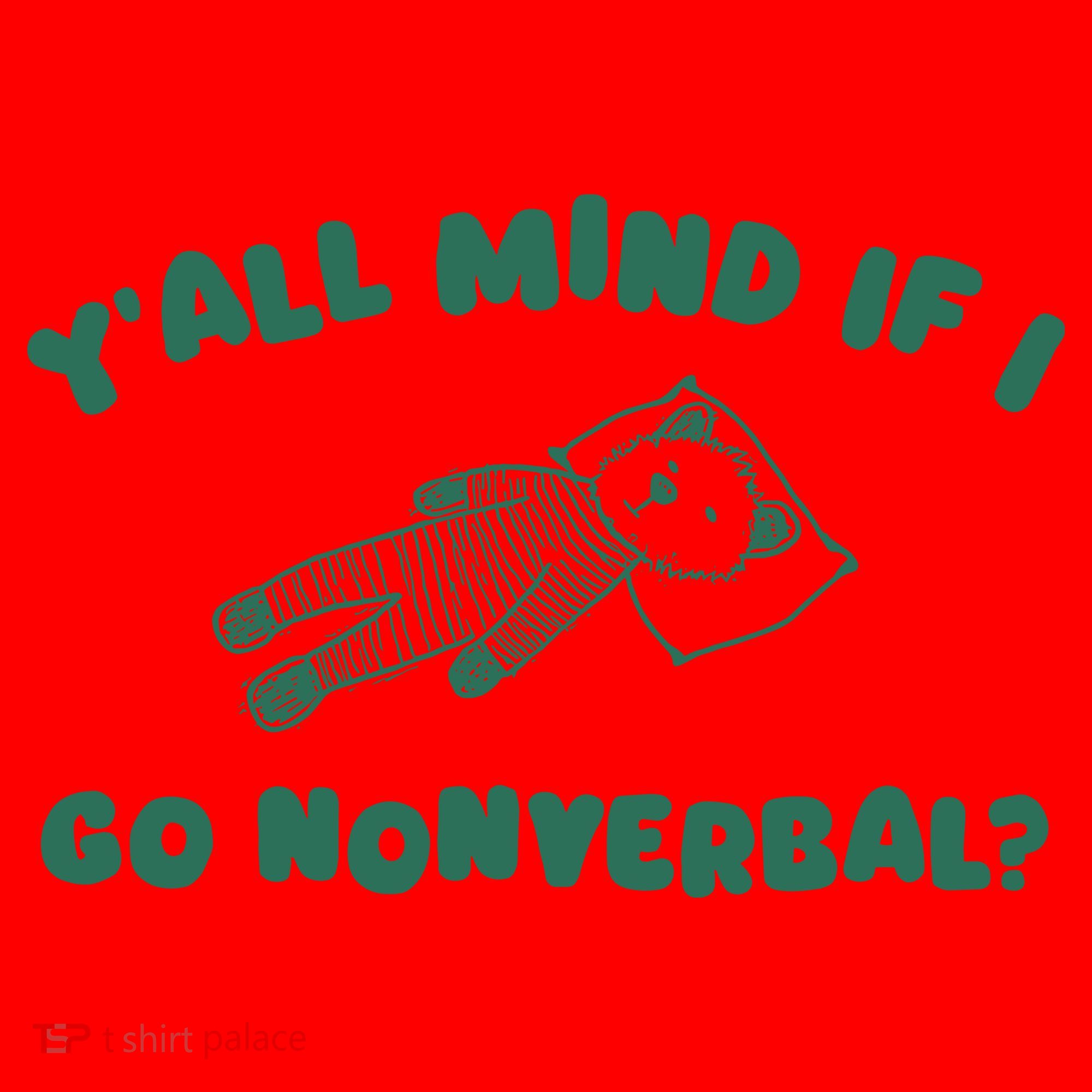 YAll Mind If I Go Nonverbal Santa Hat