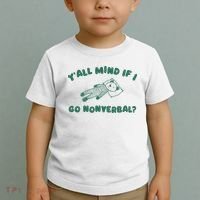 YAll Mind If I Go Nonverbal Toddler T-Shirt thumb 2