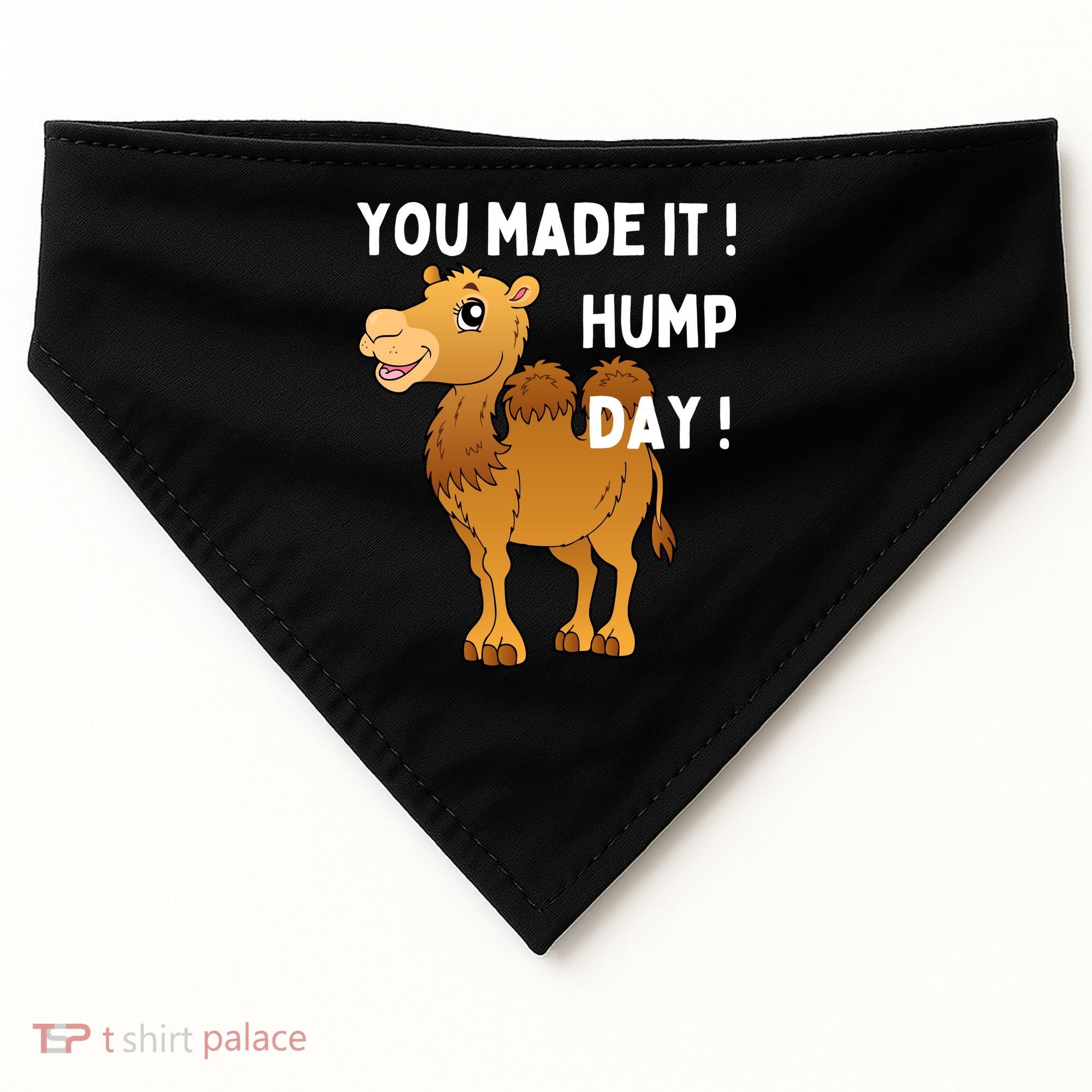 You Made It Hump Day USA-Made Doggie Bandana