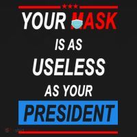 Your Mask Is As Useless As Your President Toddler Hoodie thumb 2