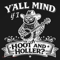 Yall Mind If I Hoot And Holler Toddler Hoodie thumb 2