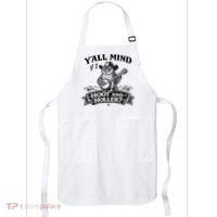 Yall Mind If I Hoot And Holler Apron thumb 0