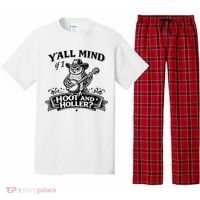 Yall Mind If I Hoot And Holler Pajama Set thumb 0