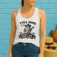 Yall Mind If I Hoot And Holler Women's Tank Top thumb 2