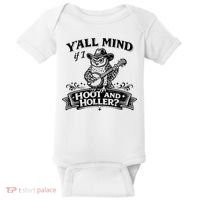 Yall Mind If I Hoot And Holler Baby Bodysuit thumb 0