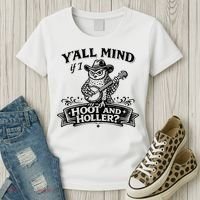 Yall Mind If I Hoot And Holler Women's T-Shirt thumb 3