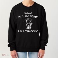 YAll Mind If I Do Some Lollygaggin Cute Frog Women's Sweatshirt thumb 0