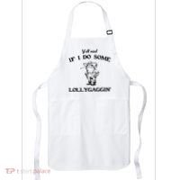 YAll Mind If I Do Some Lollygaggin Cute Frog Apron thumb 0