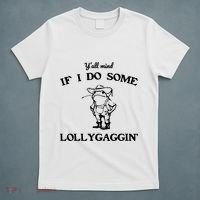 YAll Mind If I Do Some Lollygaggin Cute Frog T-Shirt thumb 5